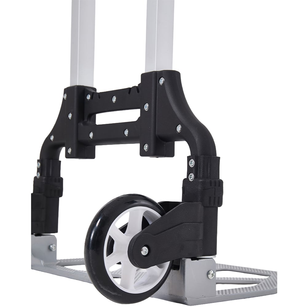 Living and Home Aluminium Alloy Folding Hand Truck with Bungee Cord 75kg Image 4