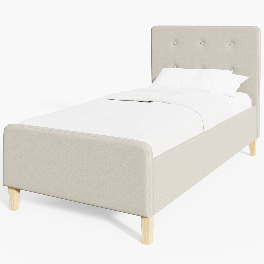 GFW Ashbourne Single Natural Ottoman Bed Image 5
