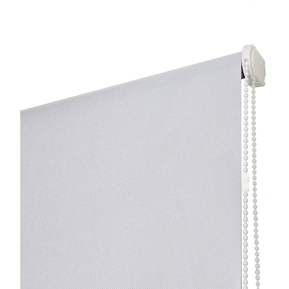 Textured Blackout Roller Blind White 180cm Image 3