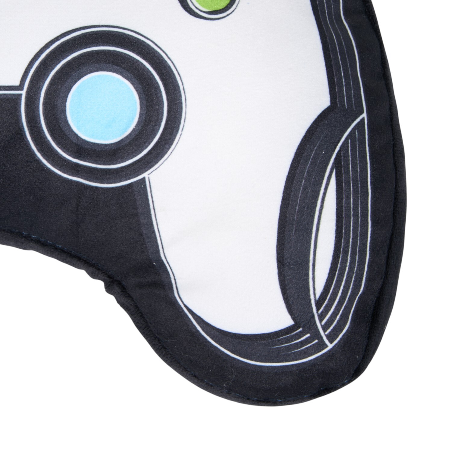 Gamer Shaped Cushion Black Image 3