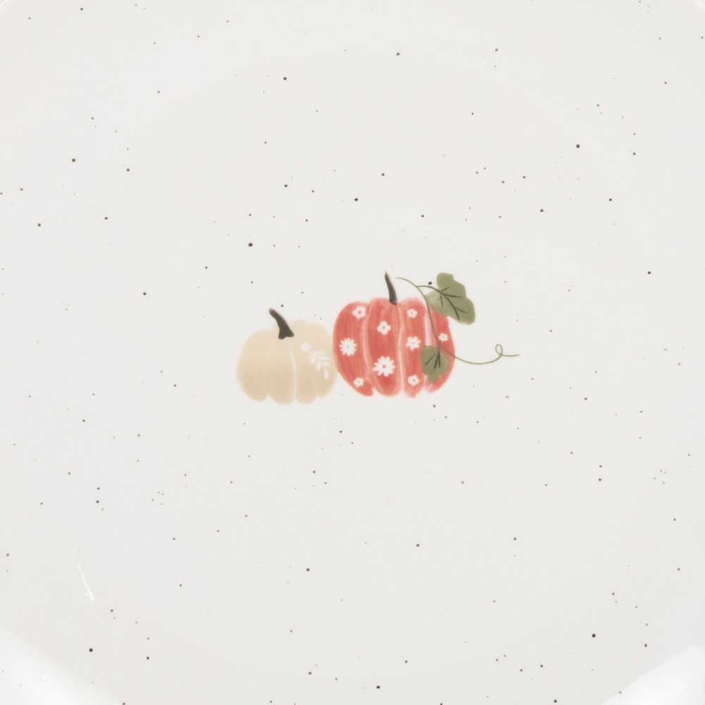 Autumn Print Plate White Dinner Plate Image 4