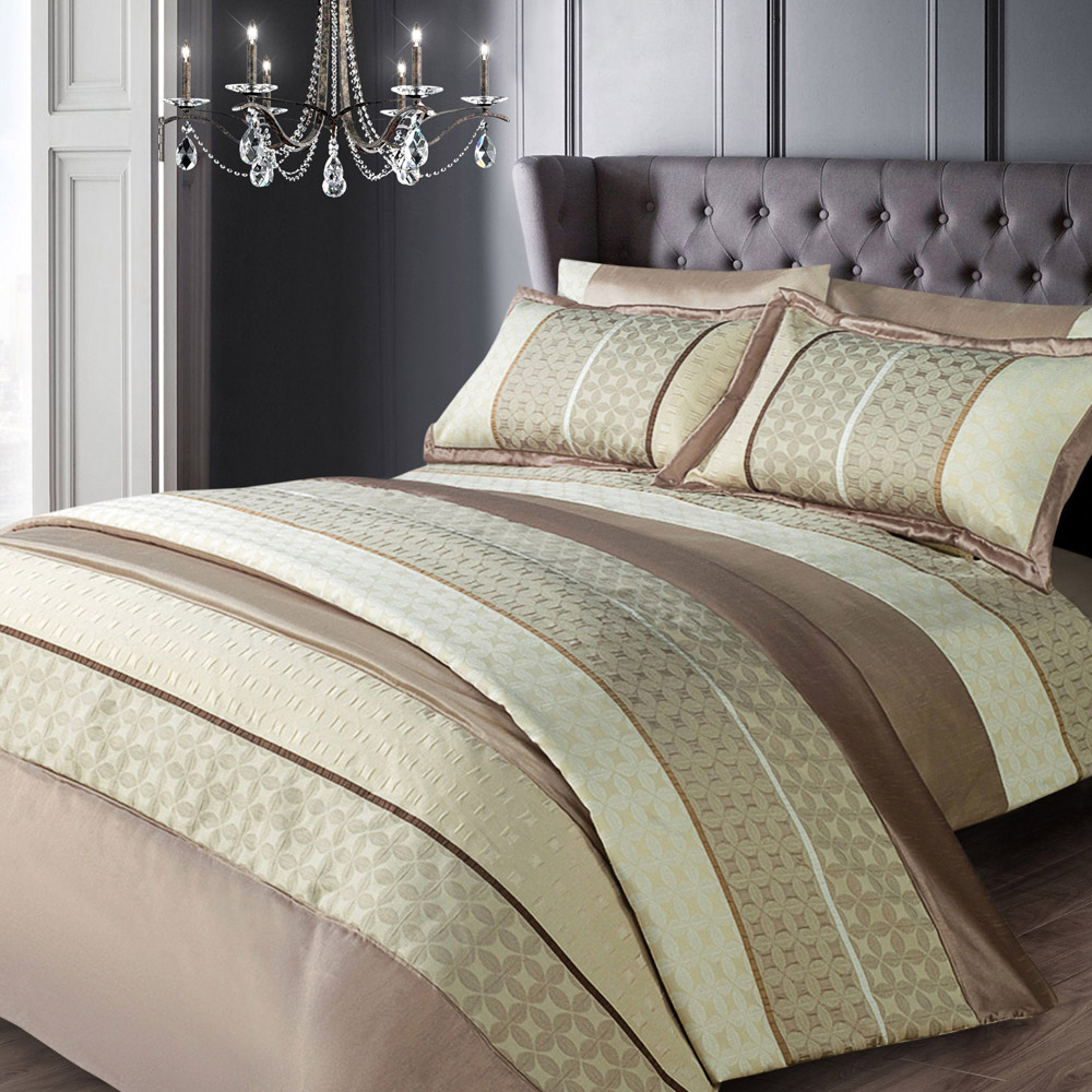 Sweet Dreams Pandora King Size Latte Bedspread Set Image