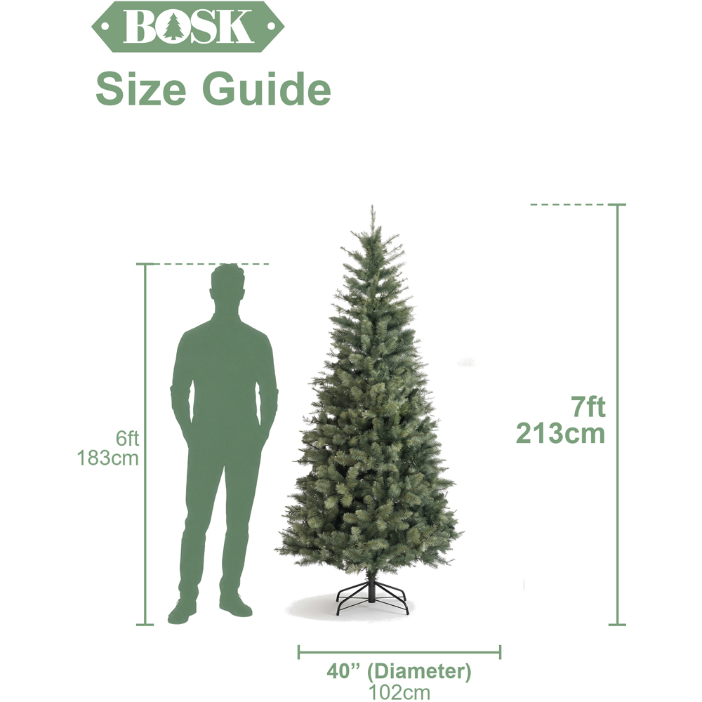Bosk Anders Fir Artificial Christmas Tree 7ft Image 7