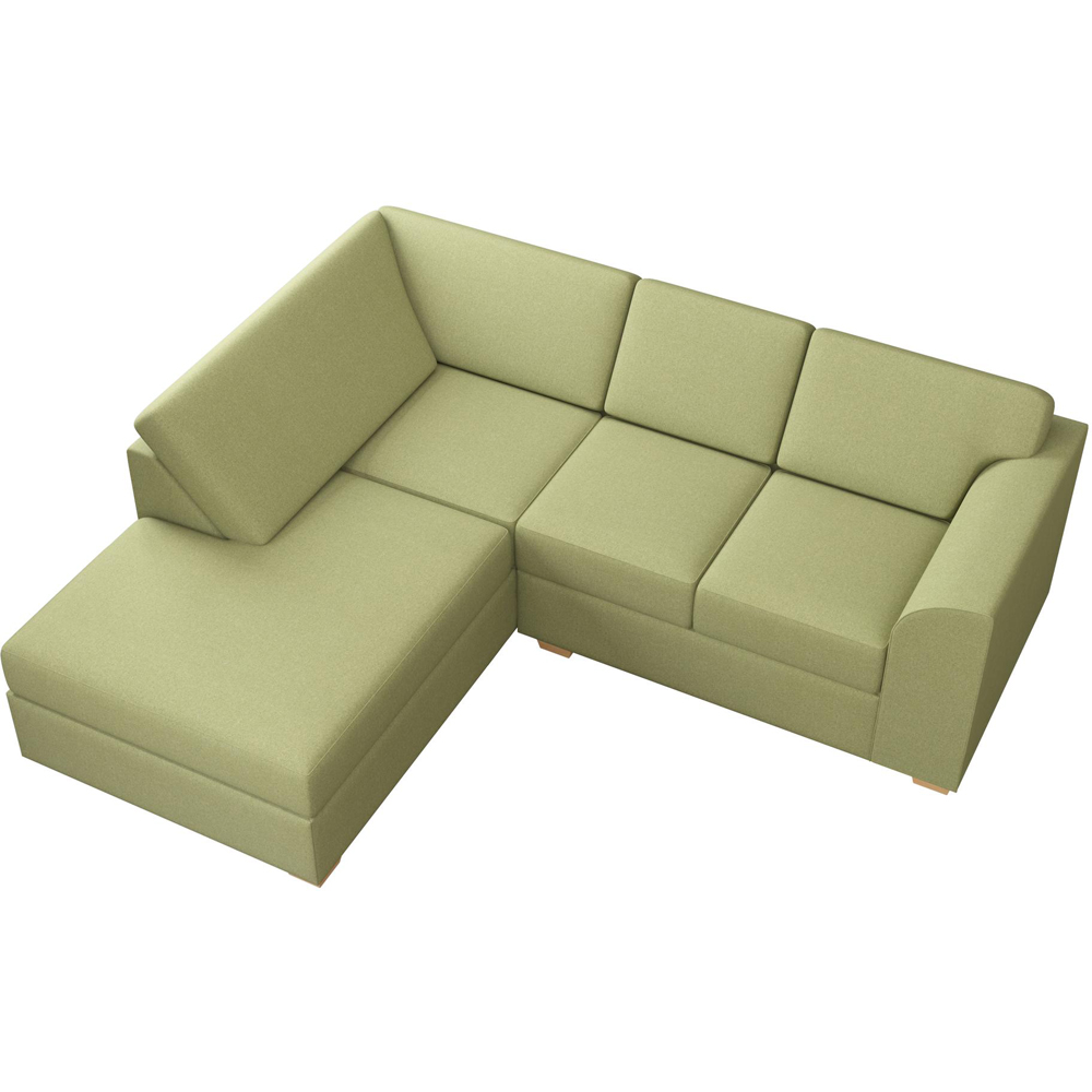 Modo 3 Seater Venice Olive Left Hand Fixed Back L-Shape Corner Sofa Image 4