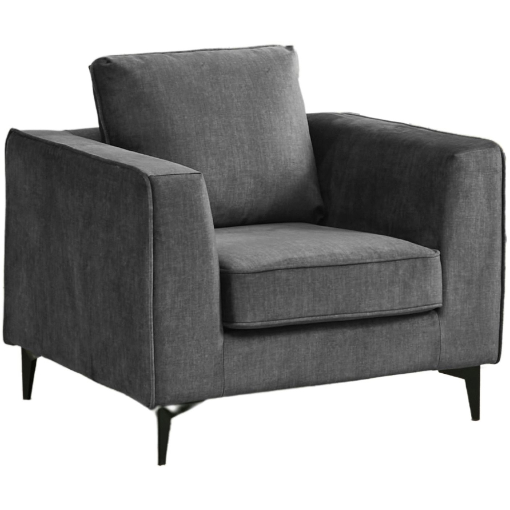 Brooklyn Graphite Grey Accent Chair Image 2