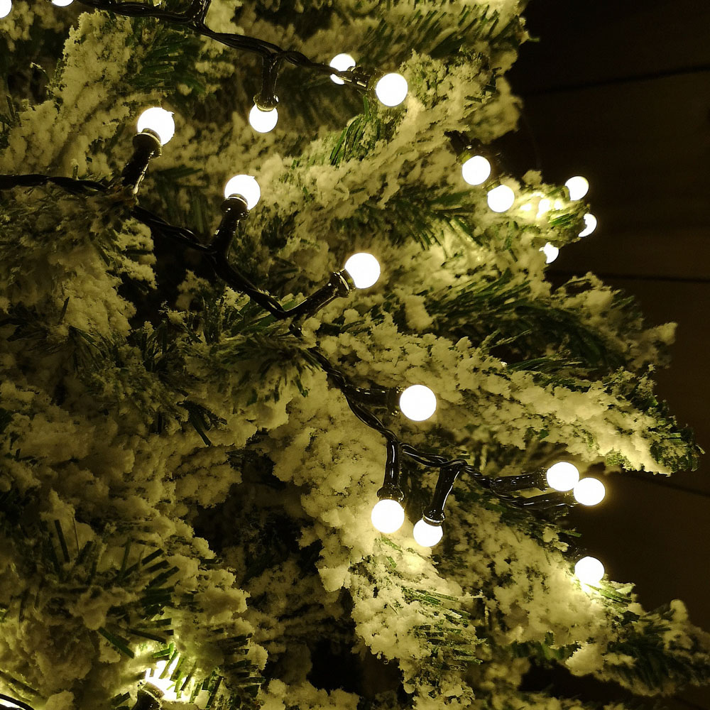 Samuel Alexander 150 Warm White LED Frosted Berry Multi-Function String Light 4m Image 4