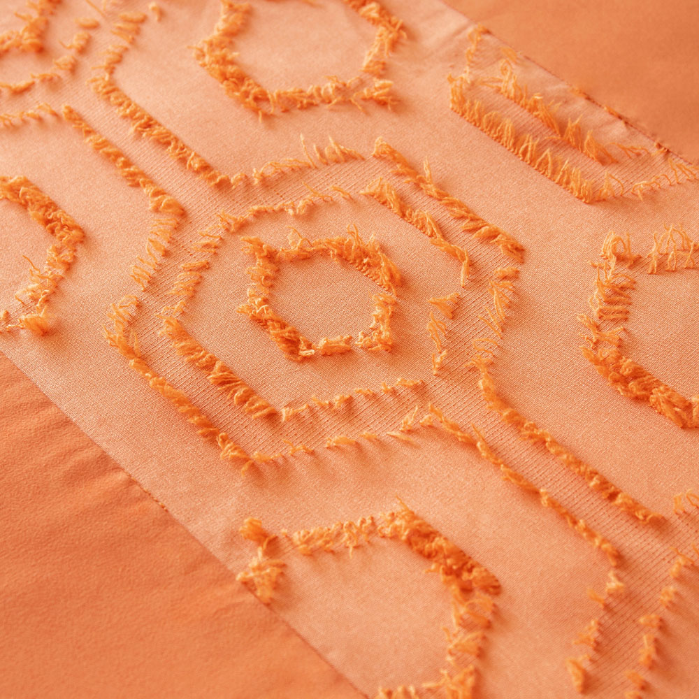 Velosso Hex Single Spice Tufted Duvet Set Image 2