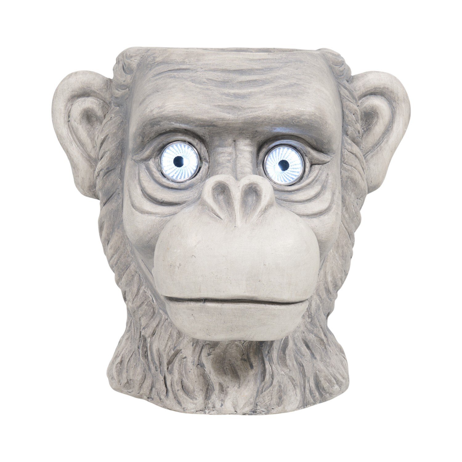 Solar Monkey Planter Grey Image 2