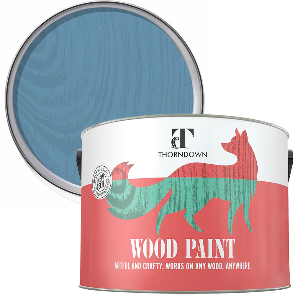 Thorndown Squirrel Blue Satin Wood Paint 2.5L Image 1