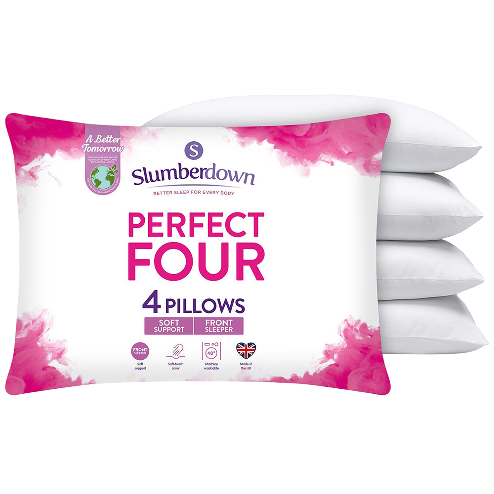 Slumberdown Perfect Four Pillow Pack Image 2