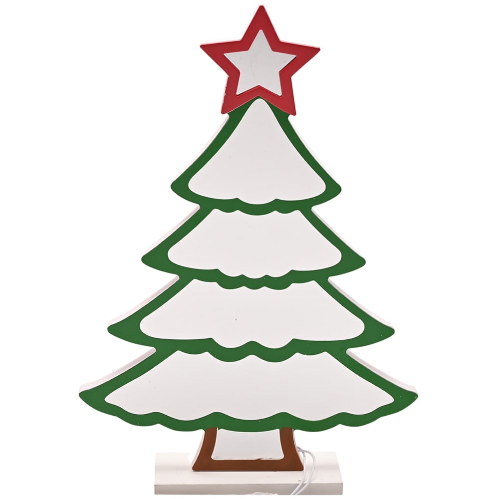 The Seasonal Gift Co. Multicolour LED Xmas Tree Infinity Stand Light 32cm Image 3