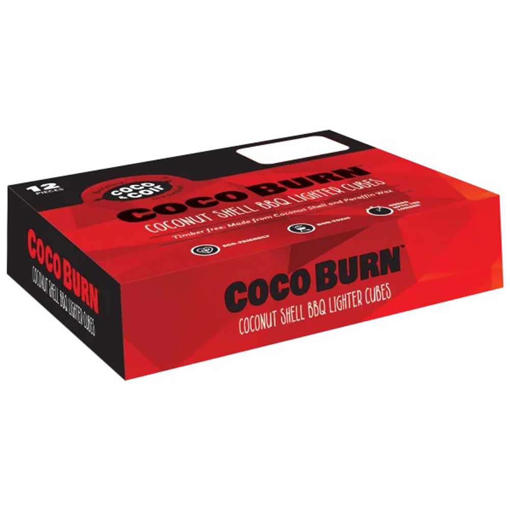 Coco & Coir Coco Burn BBQ Lighter Cube 12 Pack Image 3