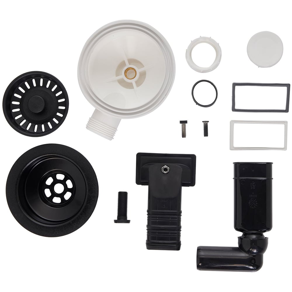 Reginox M 2931 Jet Black Waste Kit Image 2