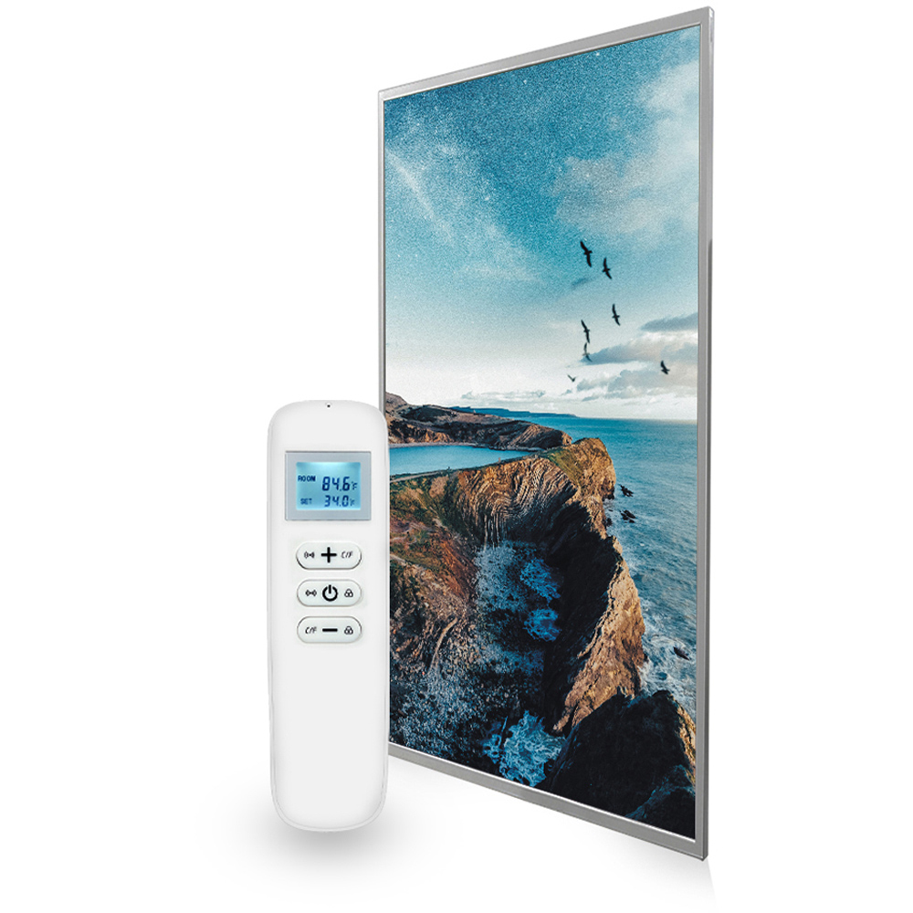 Mirrorstone Nexus Mystical Lagoon Image Wi-Fi Infrared Heating Panel 700W 595 x 1195mm Image 2
