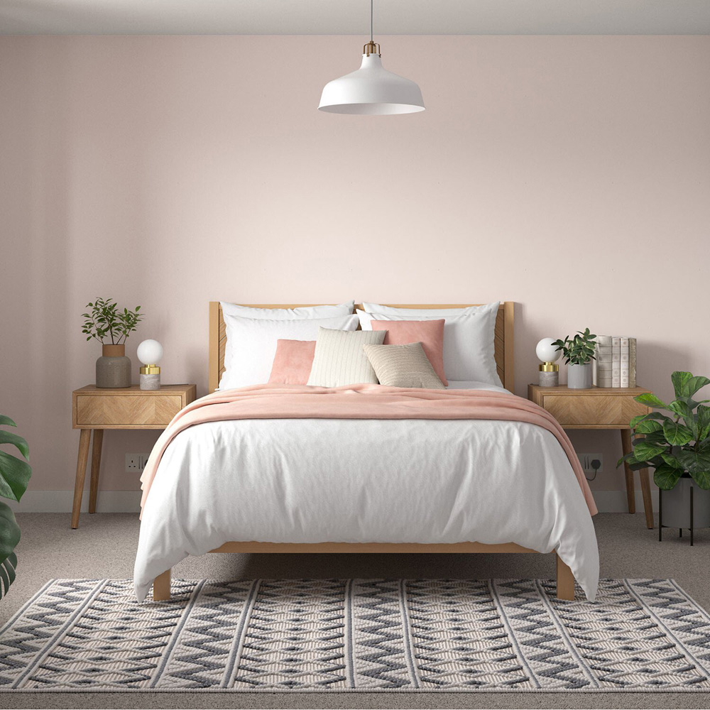 Dulux Walls and Ceilings Silk Emulsion Paint - Blush Pink Image 6