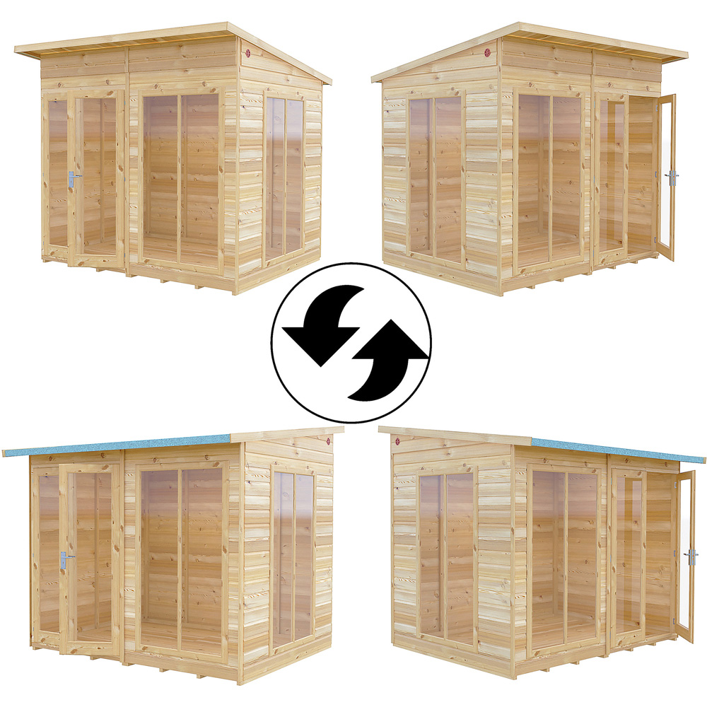 Shire Lela 8 x 6ft Double Door Summerhouse Image 4