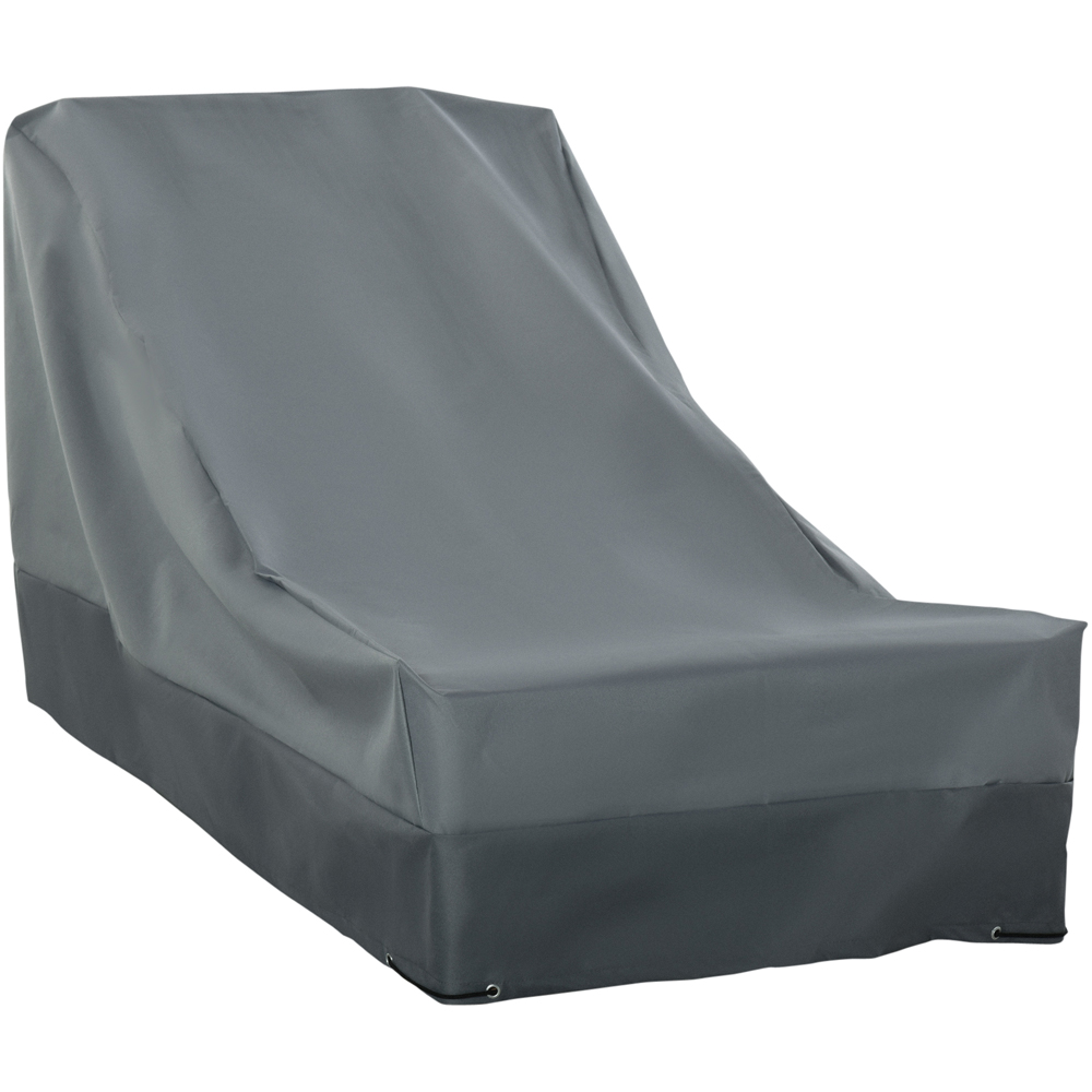 Outsunny Grey Outdoor Patio Furniture Cover 82 x 86 x 200cm Image