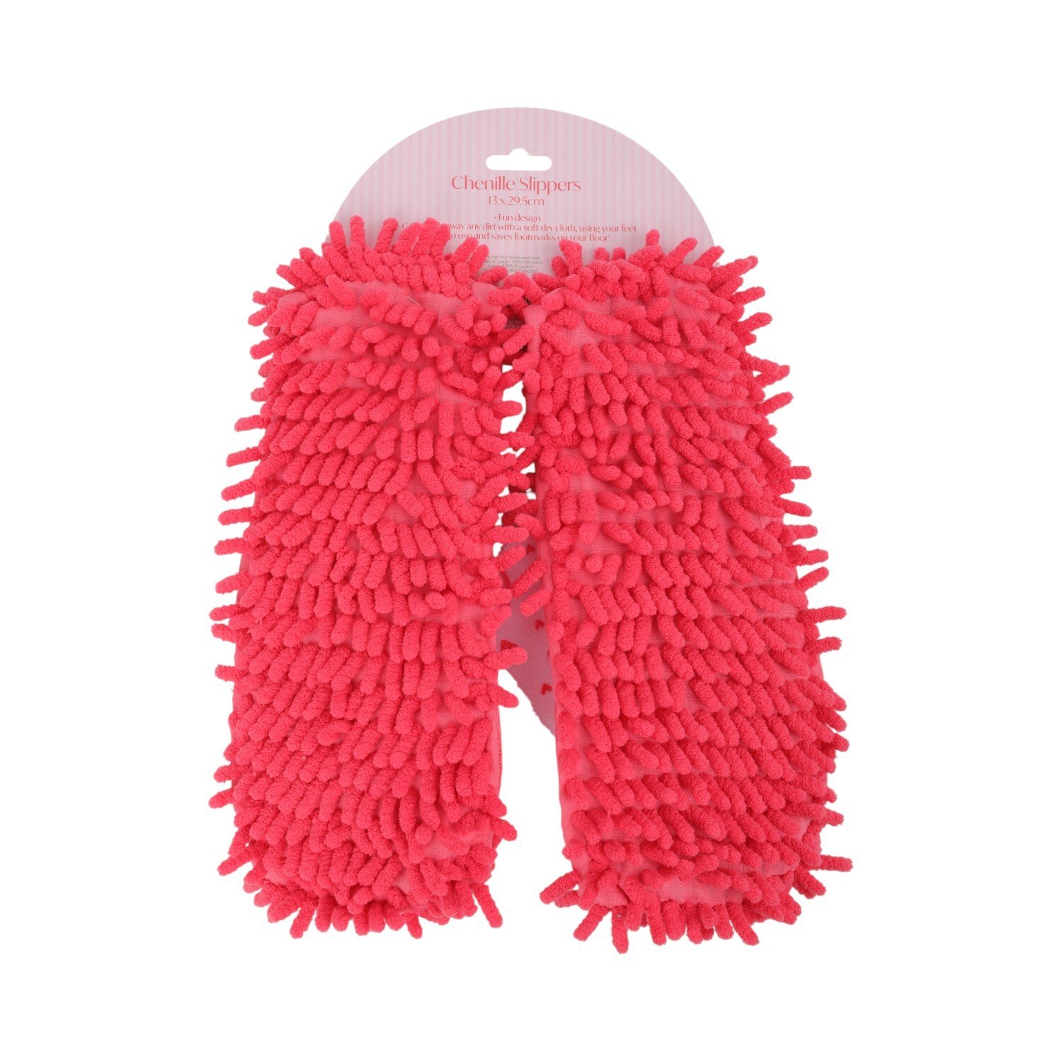 Berry Sweet Chenille Slippers Pink Image 3