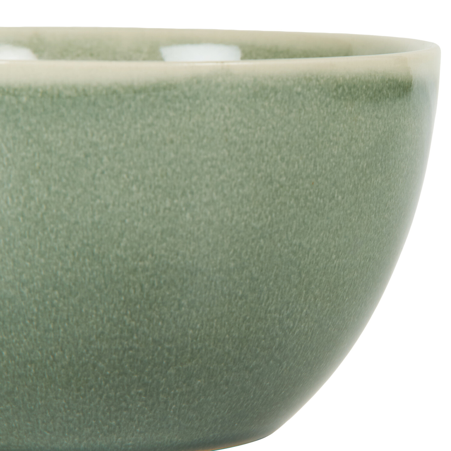 Juniper Reactive Glaze Green Bowl - Green Image 3