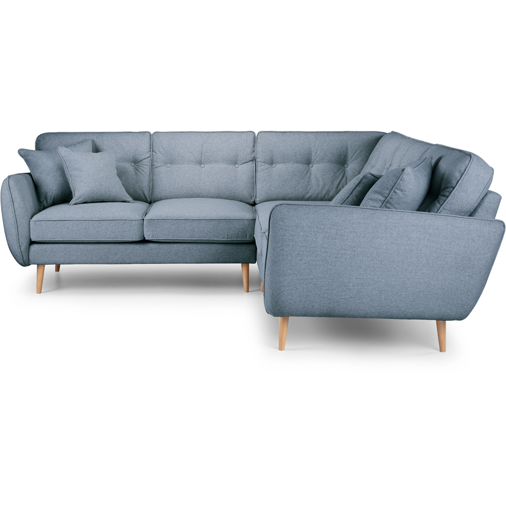 Opry Faro 4 Seater Button Back Denim Left Hand Corner Sofa Image 3