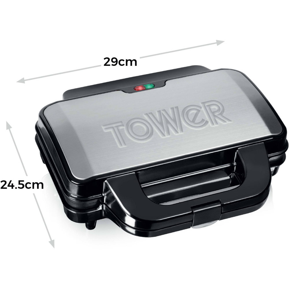 Tower Black Deep Fill Sandwich Maker Image 8