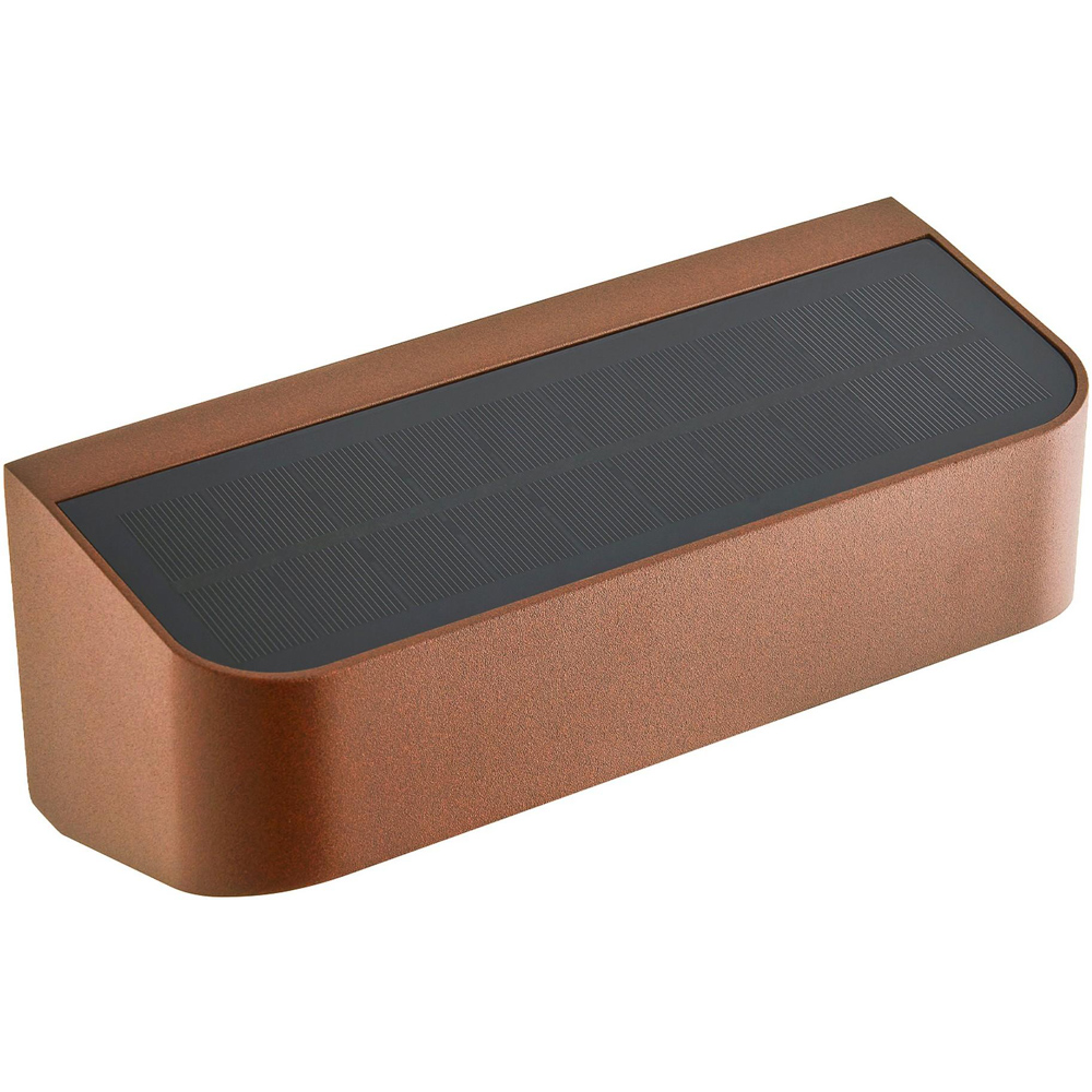 Nordlux Marcellio 400 Lumens Brown Solar LED Wall Light Image 3