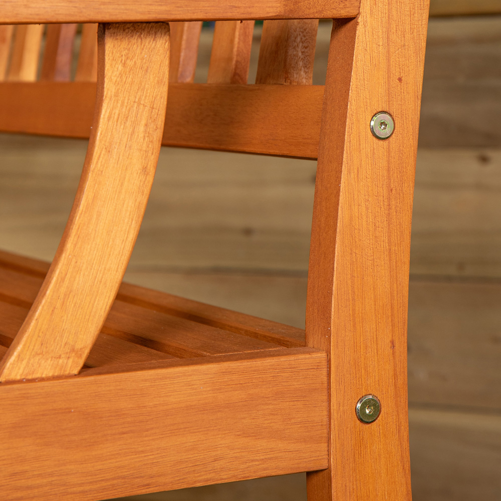 Samuel Alexander Kapalua 2 Seater Wooden Garden Bench Image 6