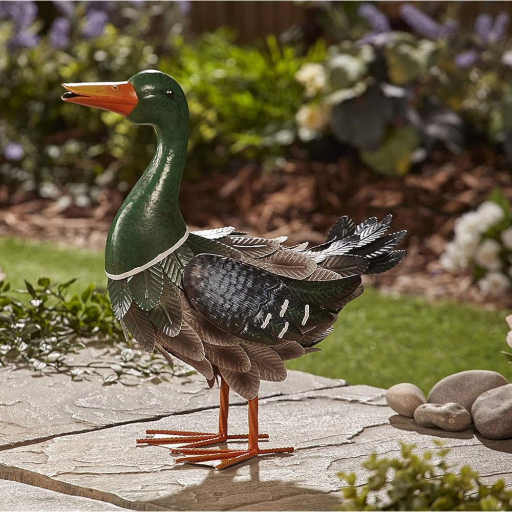 Garden Gear Metal Mallard Garden Ornament Image 2