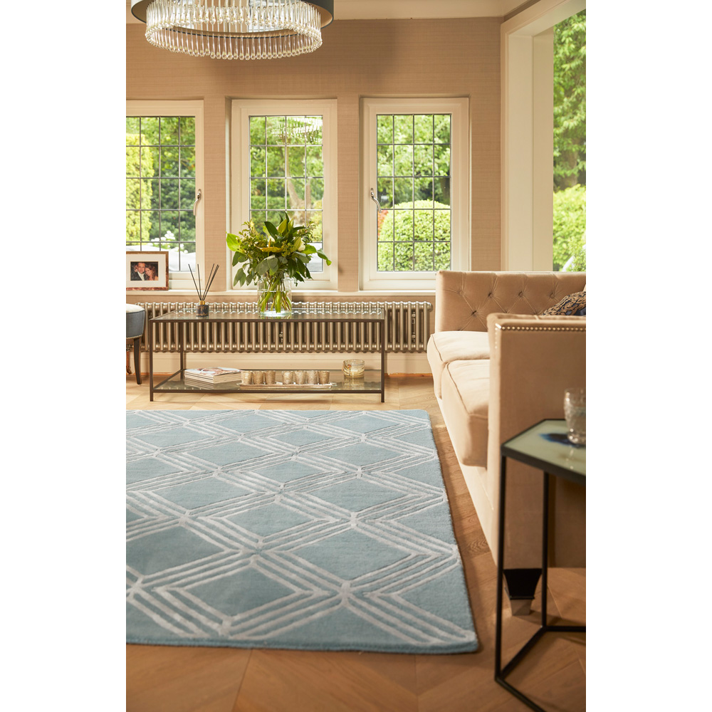 Origins Vienna Blue Rug 120 x 170cm Image 3