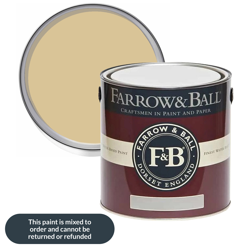 Farrow & Ball Estate Walls and Ceilings Hay Matt Emulsion Paint 2.5L Image 1