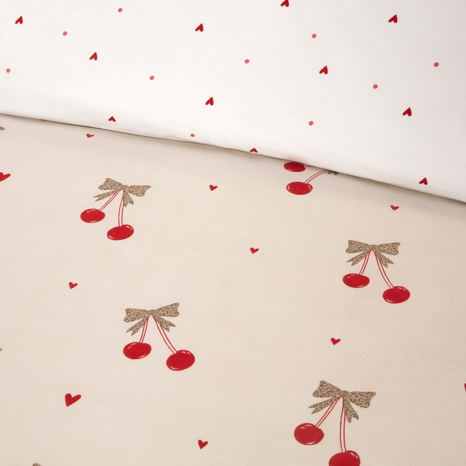 Cherries Bedding SetNaturalDouble Image 4