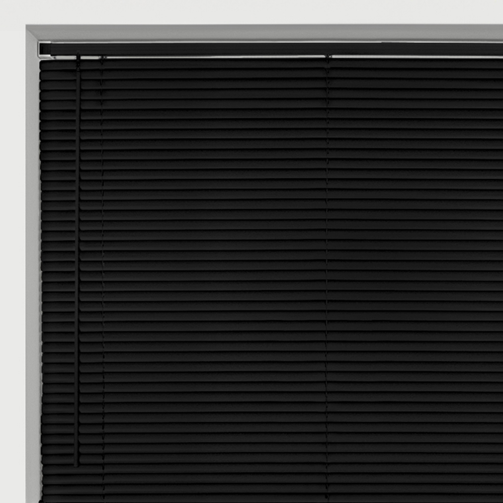 Caecus PVC Venetian Blind Black 90 x 150cm Image 2