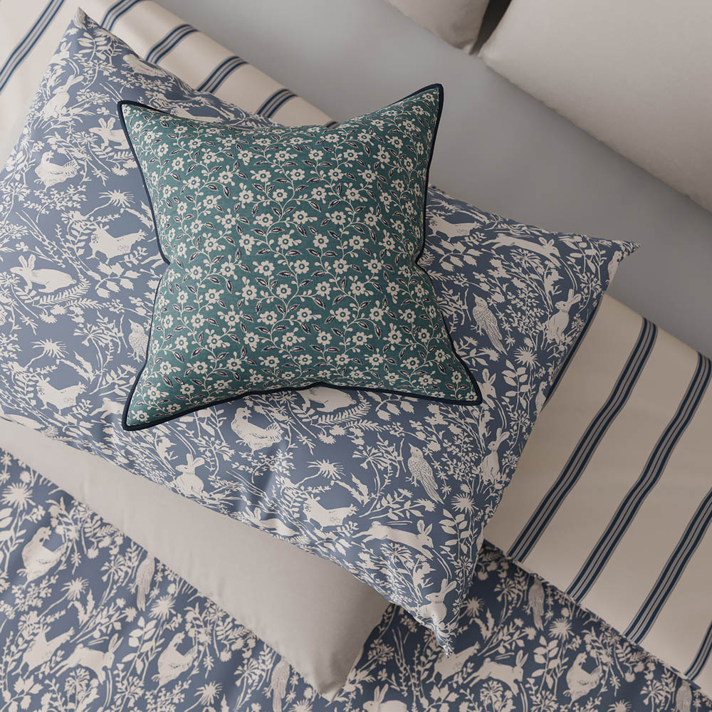 Helena Springfield Single Blue Forest Friends Duvet Set Image 3