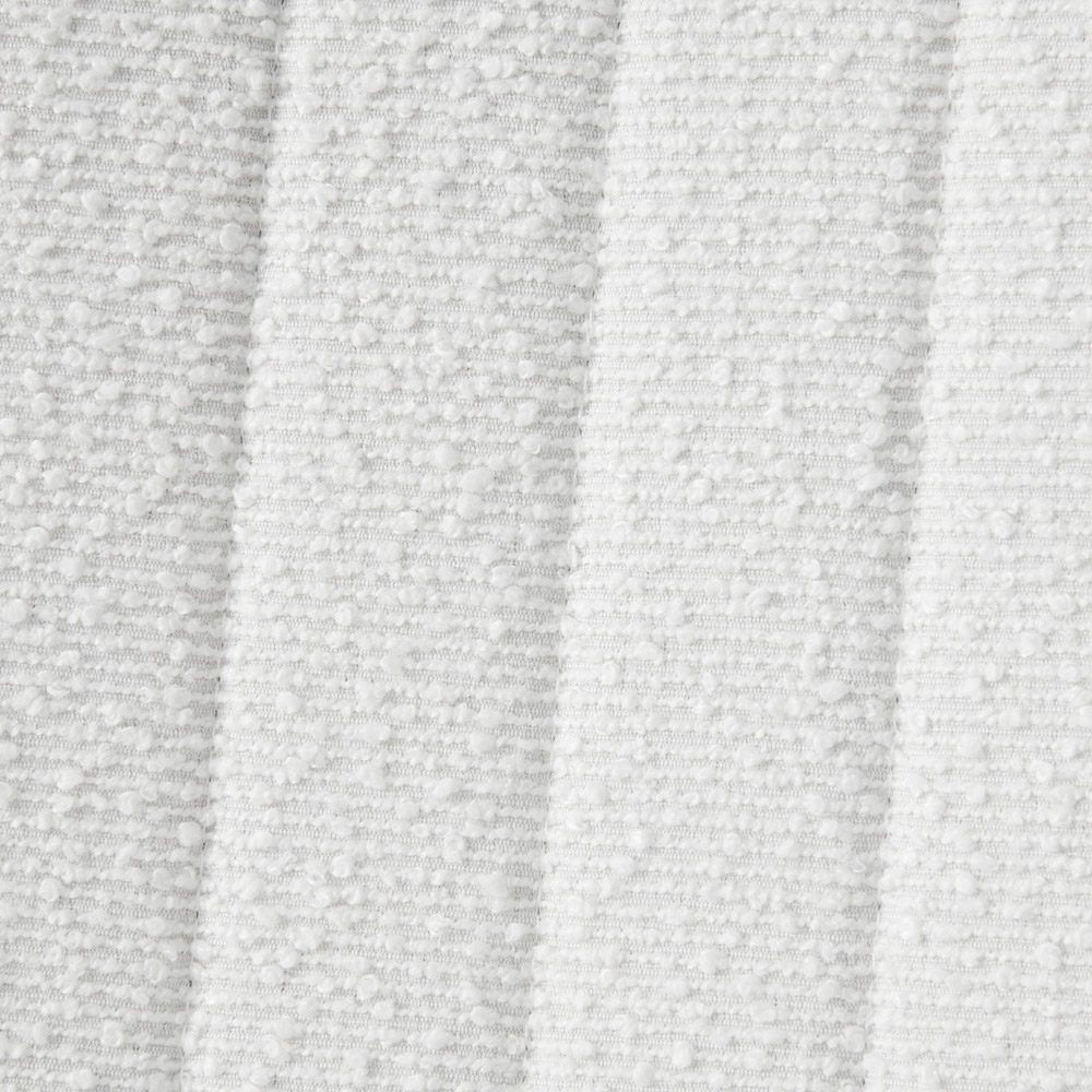 Bella Set of 4 White Teddy Faux Fur Stitched Design Dining Chairs Image 5