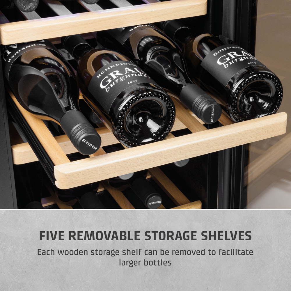 CASO Design WineComfort 644 Black 24 Bottle Wine Cooler Fridge Image 7