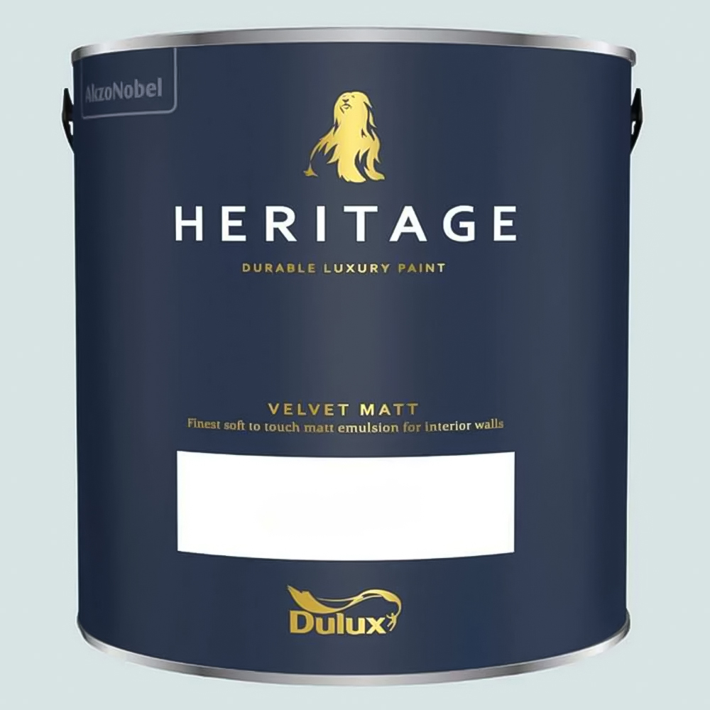 Dulux Heritage Walls and Ceilings Clear Skies Velvet Matt Emulsion Paint 2.5L Image 2