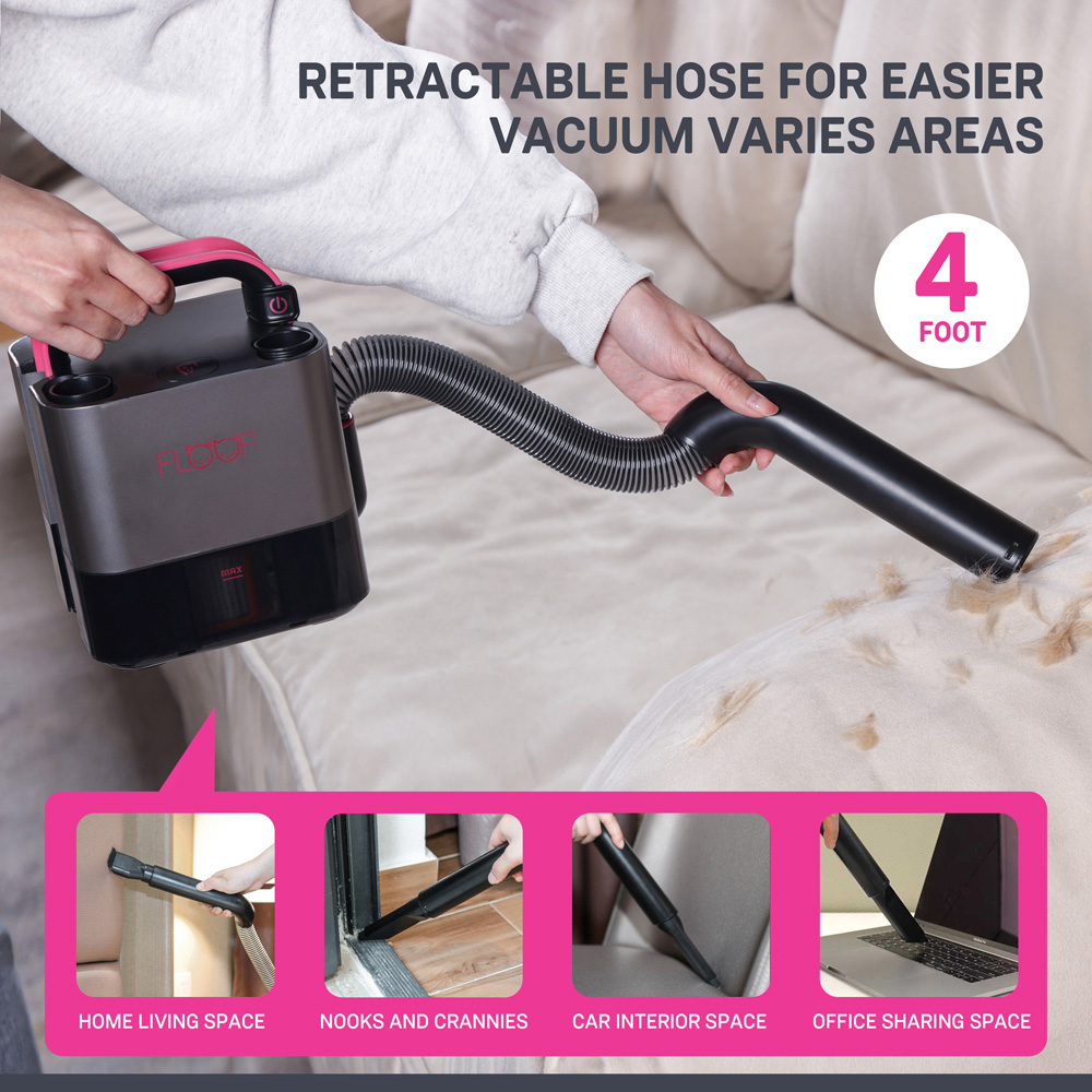 Floof FL300 Brushless Portable Pet Vacuum Cleaner with PowerShare Freedom Battery and Hub 20V Image 7