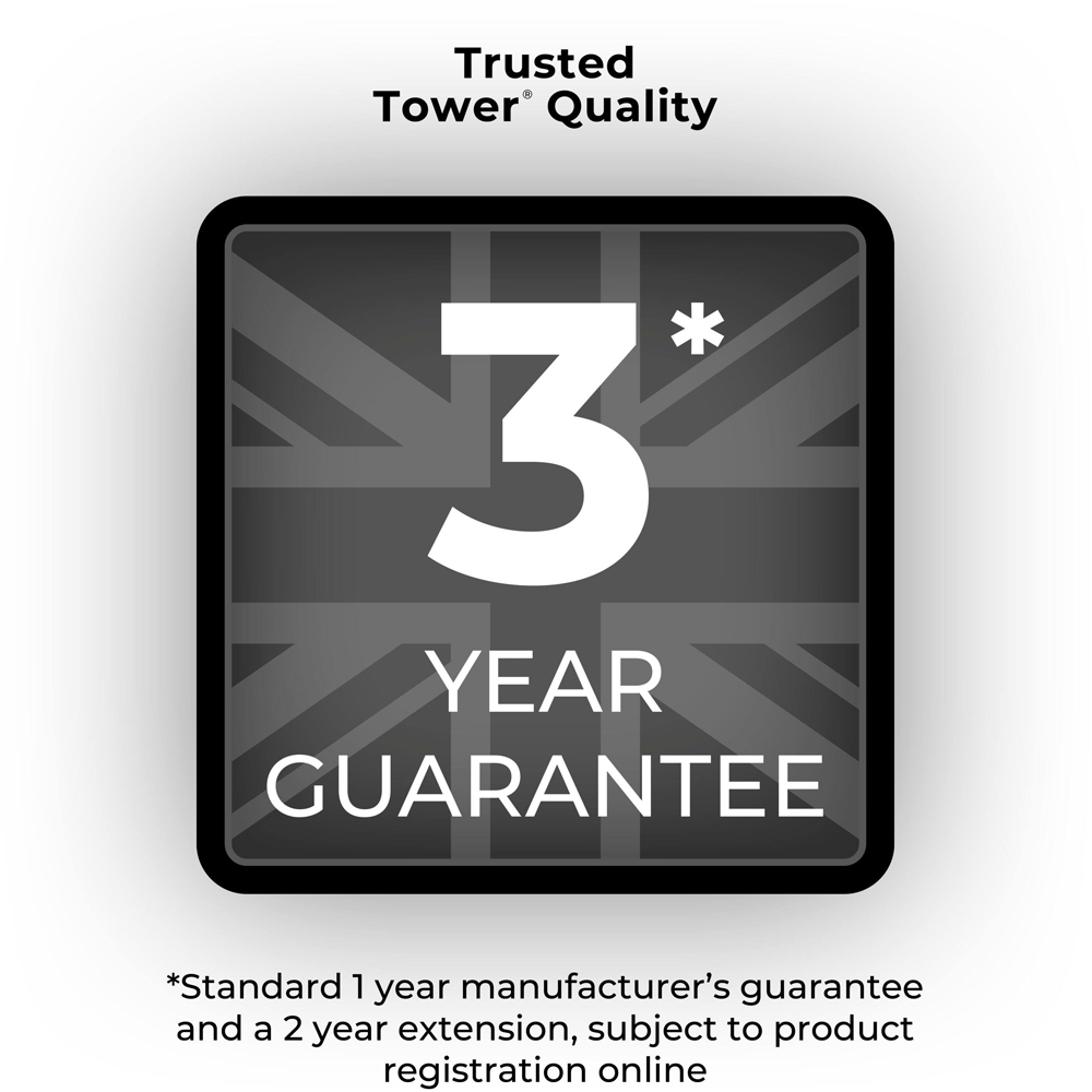 Tower T24042BLK Black 20L Manual Microwave Image 7