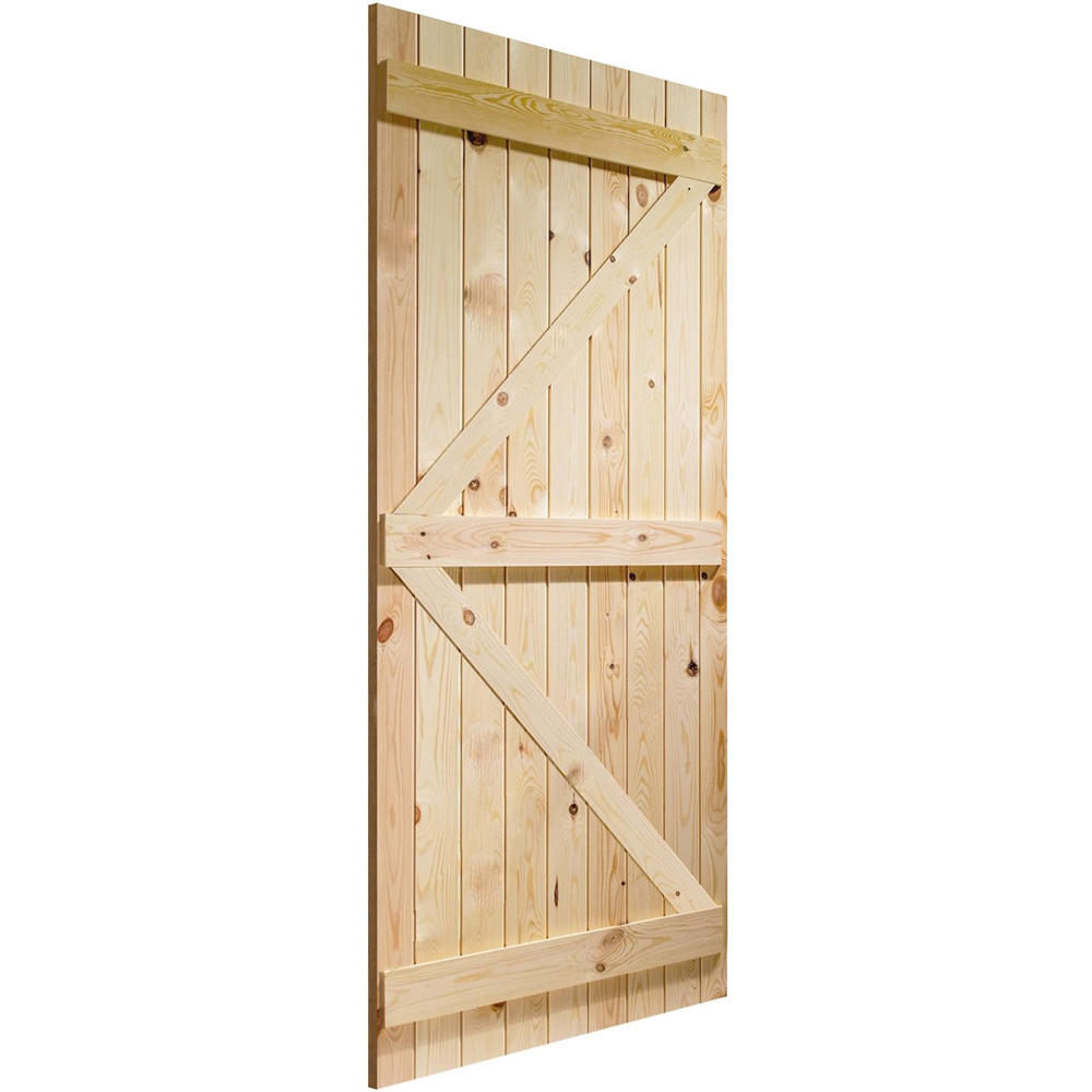 Knotty Pine External Ledged and Braced Gate 1981 x 762 x 40mm Image 4