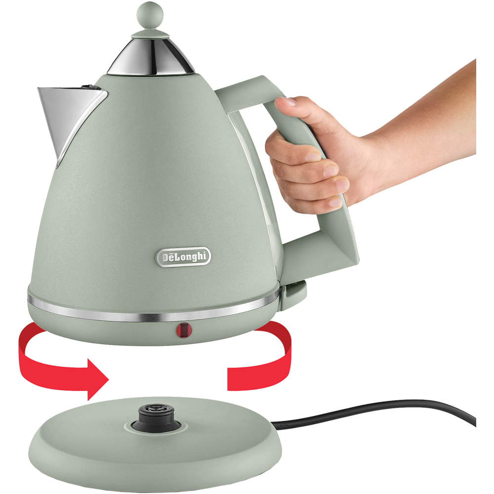 De'Longhi Argento DL3015 Green 1.7L Kettle Image 4