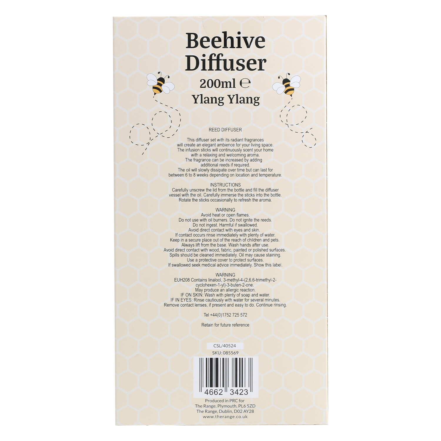 Beehive Diffuser 200ml - Cream Image 6
