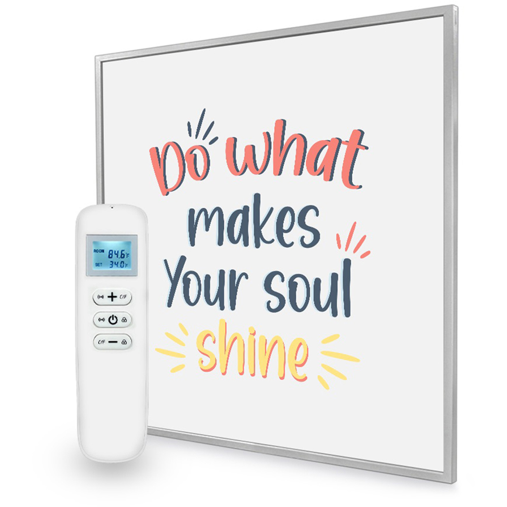 Mirrorstone Nexus Do What Makes Your Soul Shine Wi-Fi Infrared Heating Panel 350W 595 x 595mm Image 2