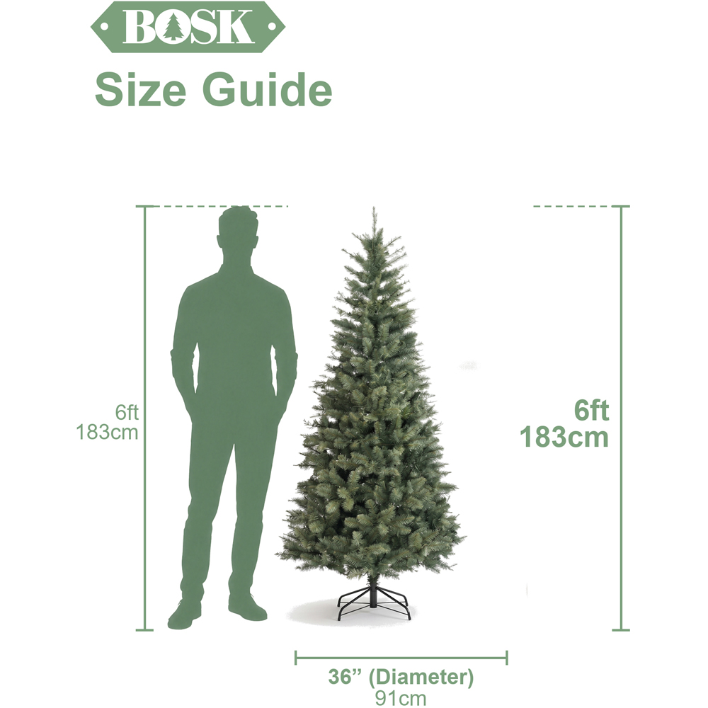 Bosk Anders Fir Artificial Christmas Tree 6ft Image 7