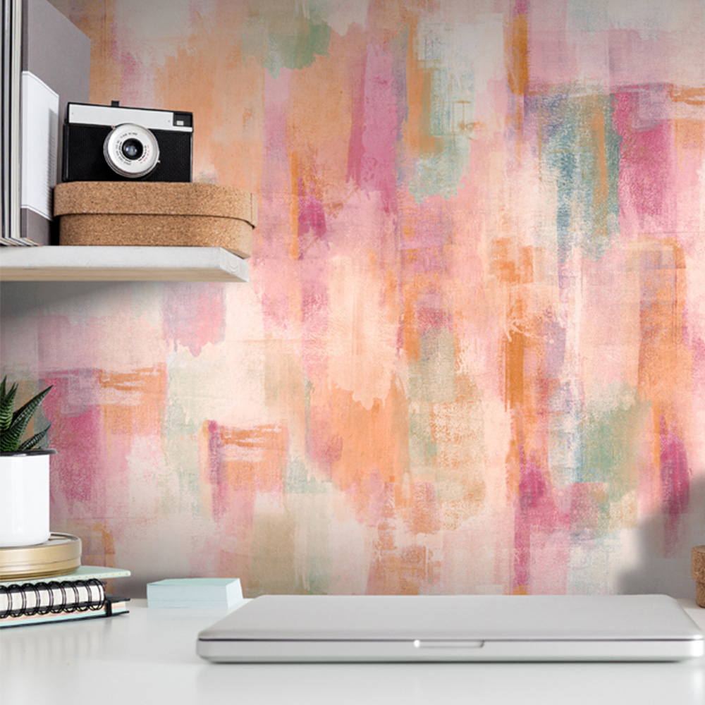Arthouse Painterly Pattern Multicolour Wallpaper Image 5