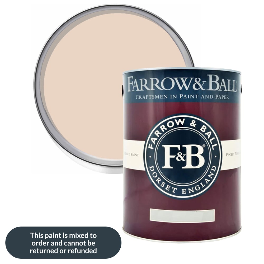Farrow & Ball Estate Walls and Ceilings Pink Ground Matt Emulsion Paint 5L Image 1