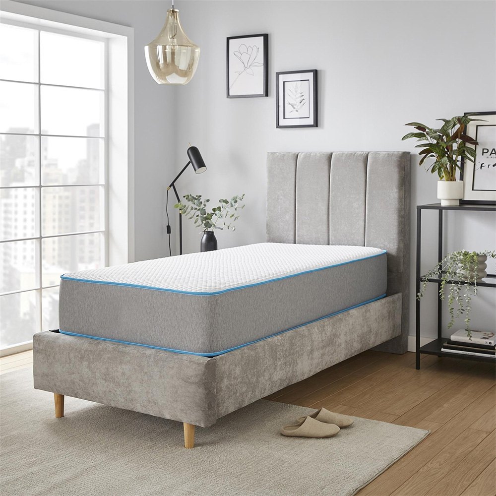 Starlight Beds Small Single Bubble Hybrid Memory Foam Layer Open Coil Spring Mattress Image 2