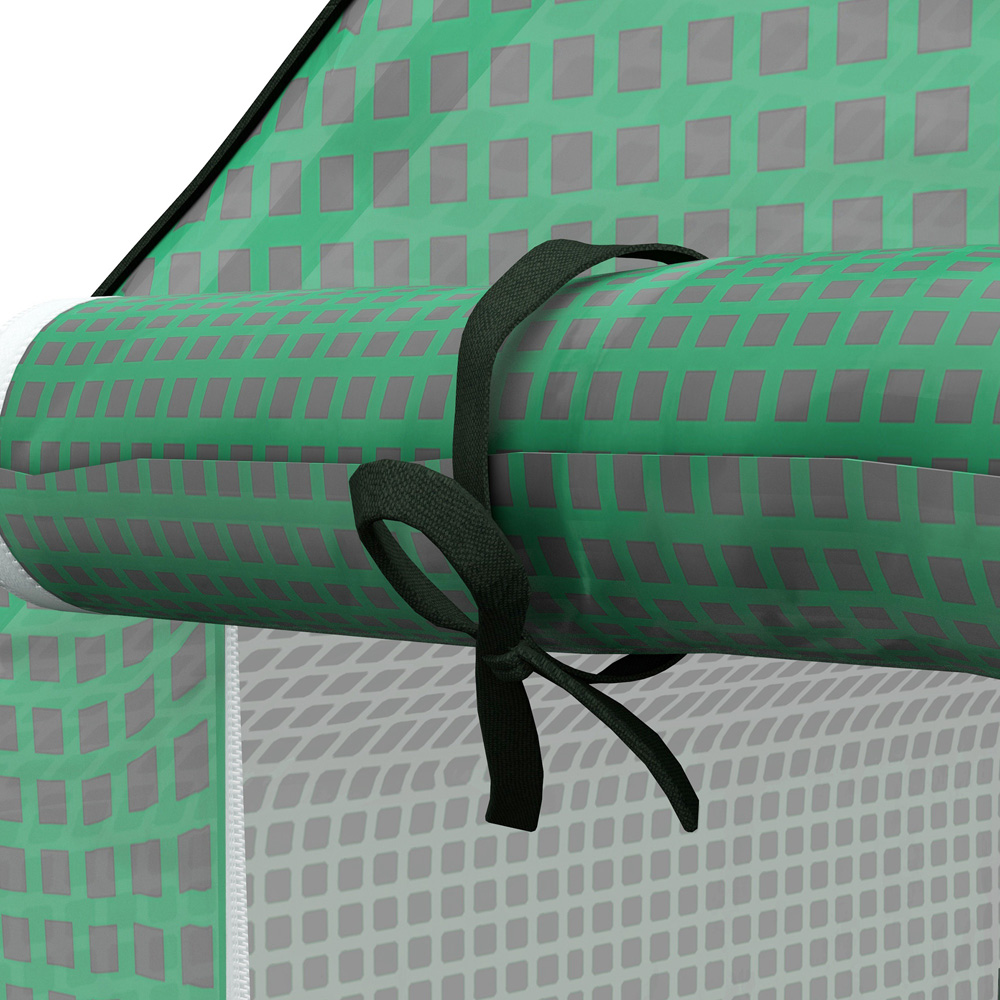 Outsunny Green PE 4.5 x 4.5ft Replacement Greenhouse Cover Image 3