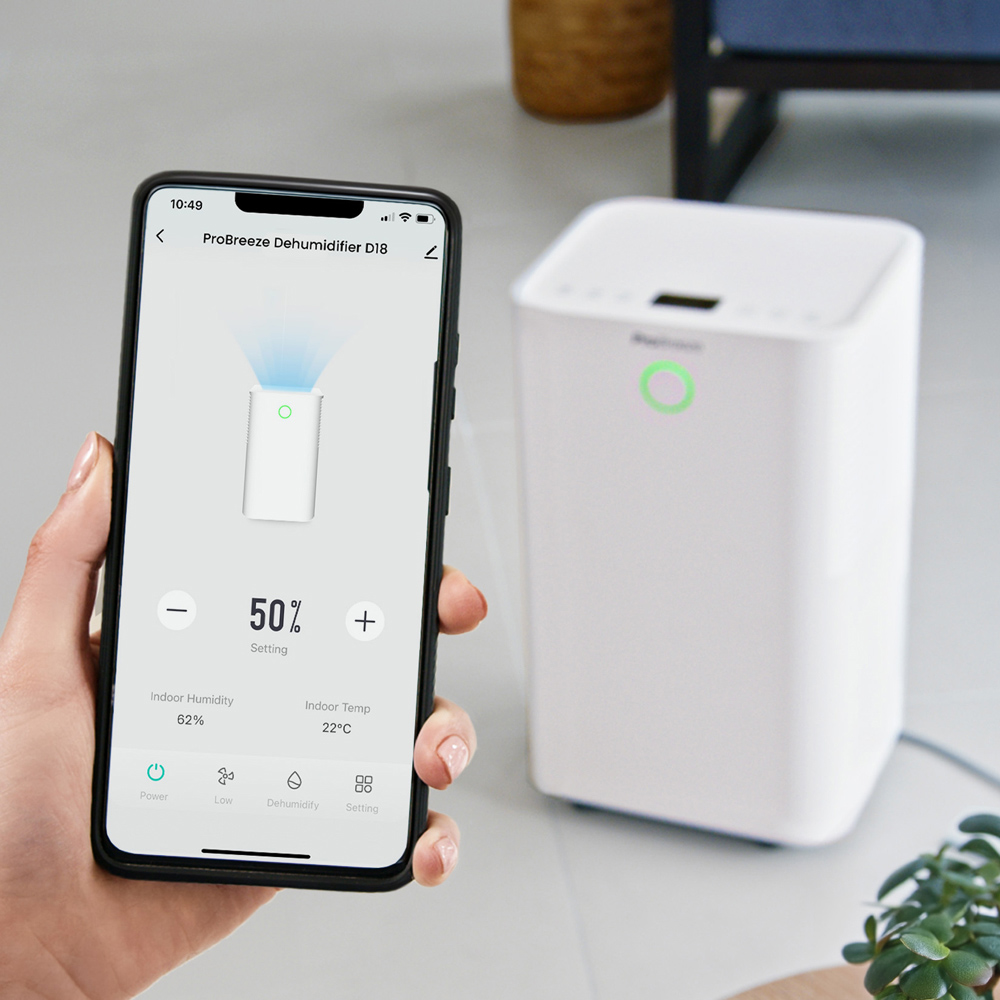 Pro Breeze OmniDry Max Extraction Quiet Dehumidifier with Smart App Control 12L Image 7