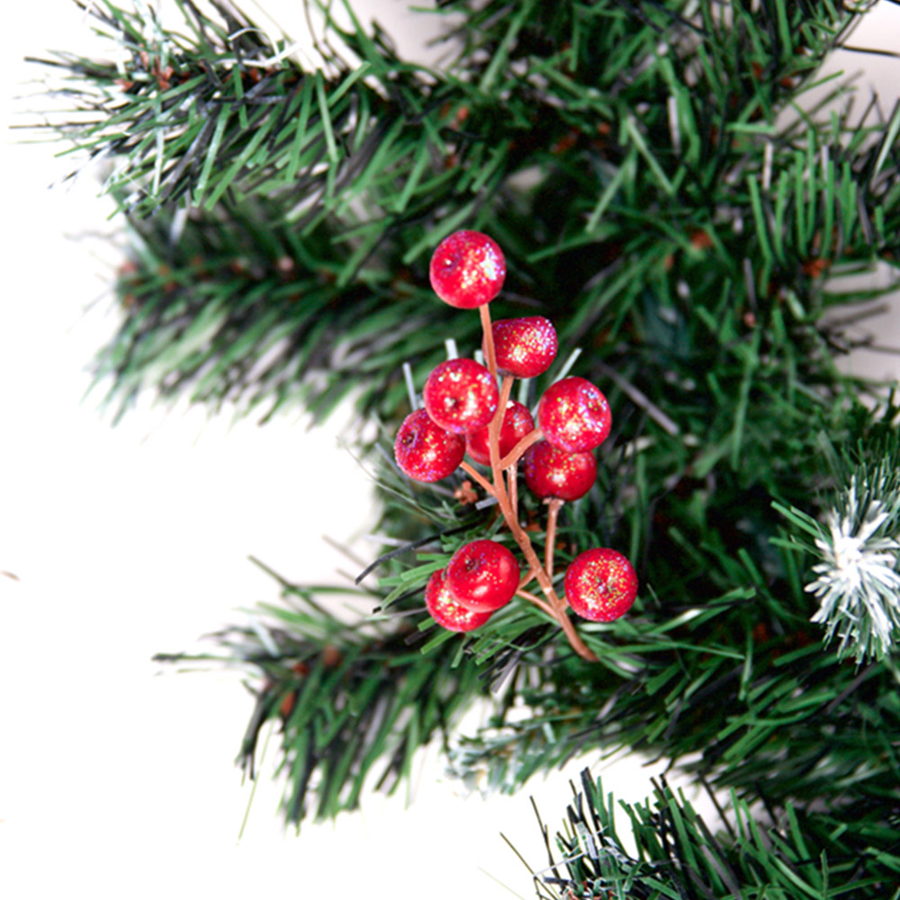 Best Artificial Frosted Deluxe Christmas Garland with Pine and Spruce Tips 370cm Image 9