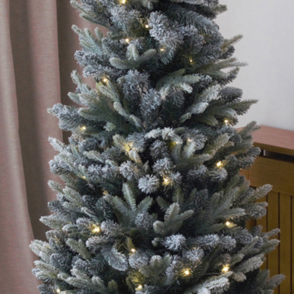 Xmas Haus Pre Lit Frosty Pine Artificial Christmas Tree 7ft Image 7